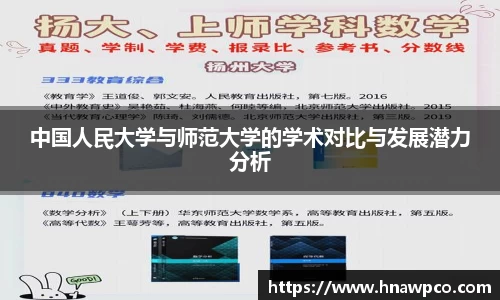 中国人民大学与师范大学的学术对比与发展潜力分析